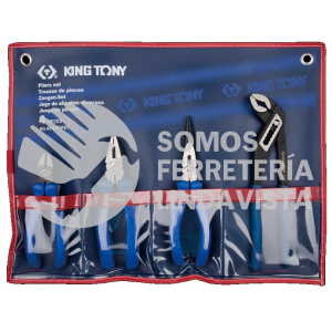 42104GP JUEGO DE PINZAS EN ESTUCHE 4 PZAS. KING TONY