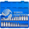 10288A SET DE DADOS CON PUNTA HEXAGONAL PULGADAS Y METRICO 32 PZ NEIKO