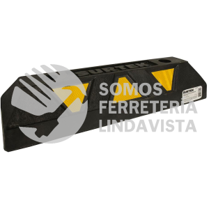 137459 TOPE DE ESTACIONAMIENTO CON TRIANGULOS REFLEJANTES DE 54 X 16 X 11 CM SURTEK