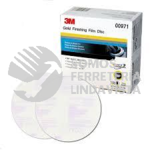 00971 DISCO HOOKIT-VELCRO CIEGO GOLD 6" G-600 3M