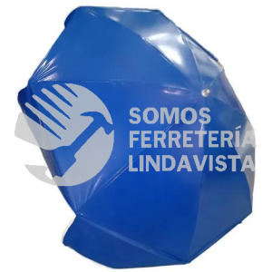 SOMBRILLA DE LONA 2.10M DE DIÁMETRO ESTRUCTURAL DE ACERO GAL