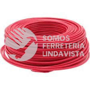 CTHW12R CABLE CON AISLAMIENTO TIPO THW CAL.12 AWG 90° 600V ROJO CONDULAC