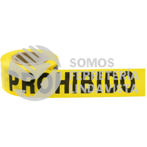 137302 CINTA PARA BARRICADA "PROHIBIDO EL PASO" ANCHO 3" DE 304 M SURTEK