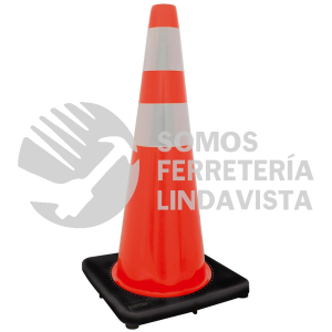 137600 CONO DE PRECAUCION CON BANDA REFLEJANTE, 90 CM SURTEK
