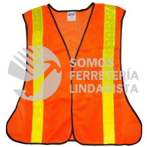 144170 CHALECO DE SEGURIDAD CON CINTAS REFLEJANTES PRISMATICAS UNITALLA UNITALLA FOY
