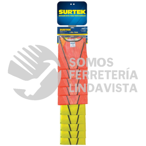 126443 TIRA DE IMPULSO CON CHALECOS DE SEGURIDAD, 11 PIEZAS SURTEK