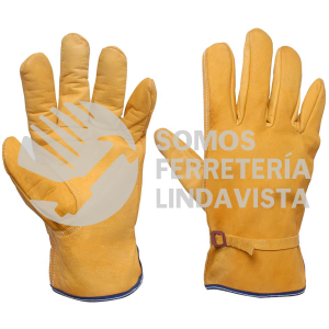 137412 GUANTES TIPO ARGONERO DE PIEL DE VACUNO CON CINTILLO UNITALLA SURTEK