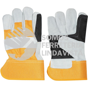 137389 GUANTES DE CARNAZA Y LONETA REFORZADOS UNITALLA SURTEK
